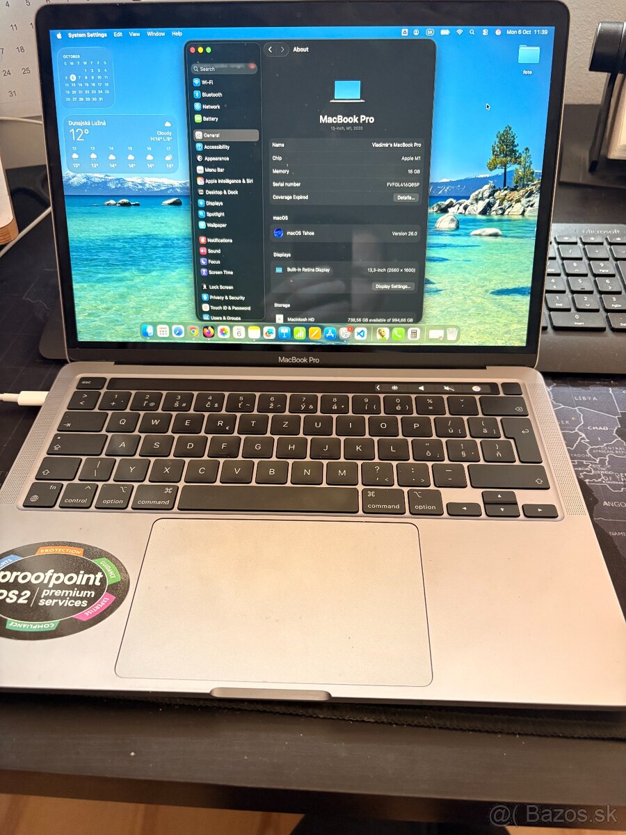 Macbook Pro M1, 16 GB RAM, 1TB SSD