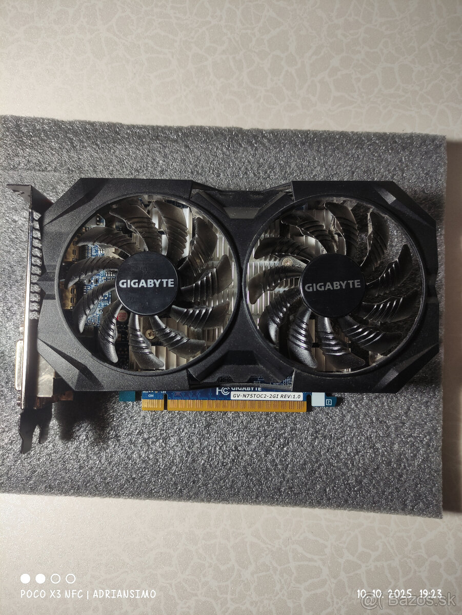 Gigabyte GTX 750 Ti 2GB