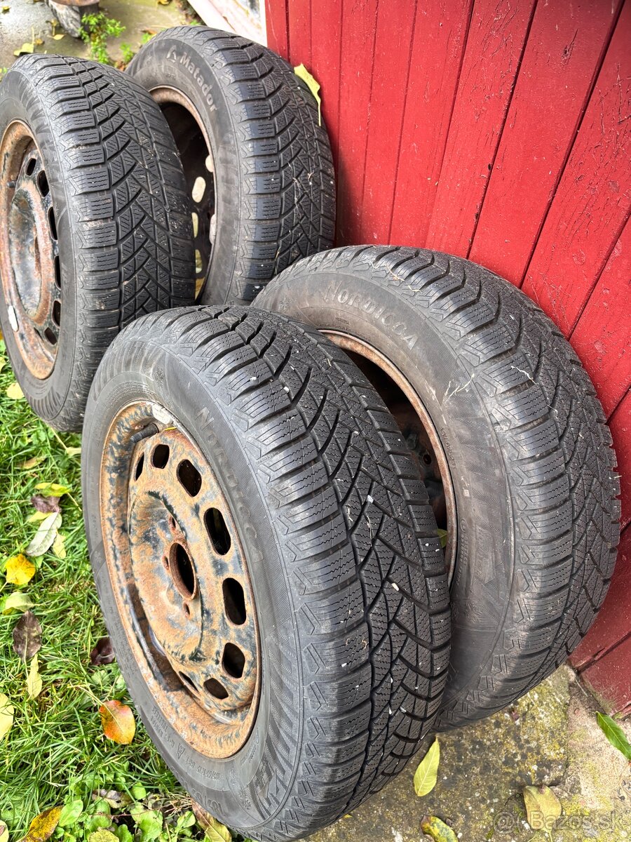 Na predaj zimnú sadu kolies 185/65r15