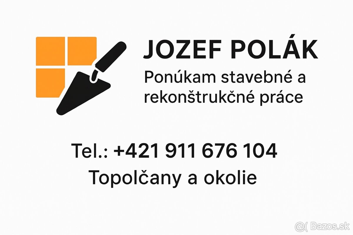 Ponuka stavebných prác – prerábky bytov a domov