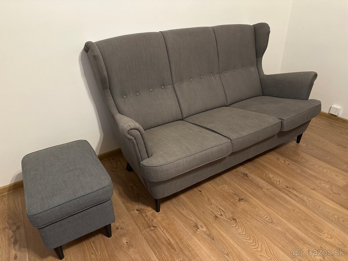 gauc ikea strandmon + podnozka