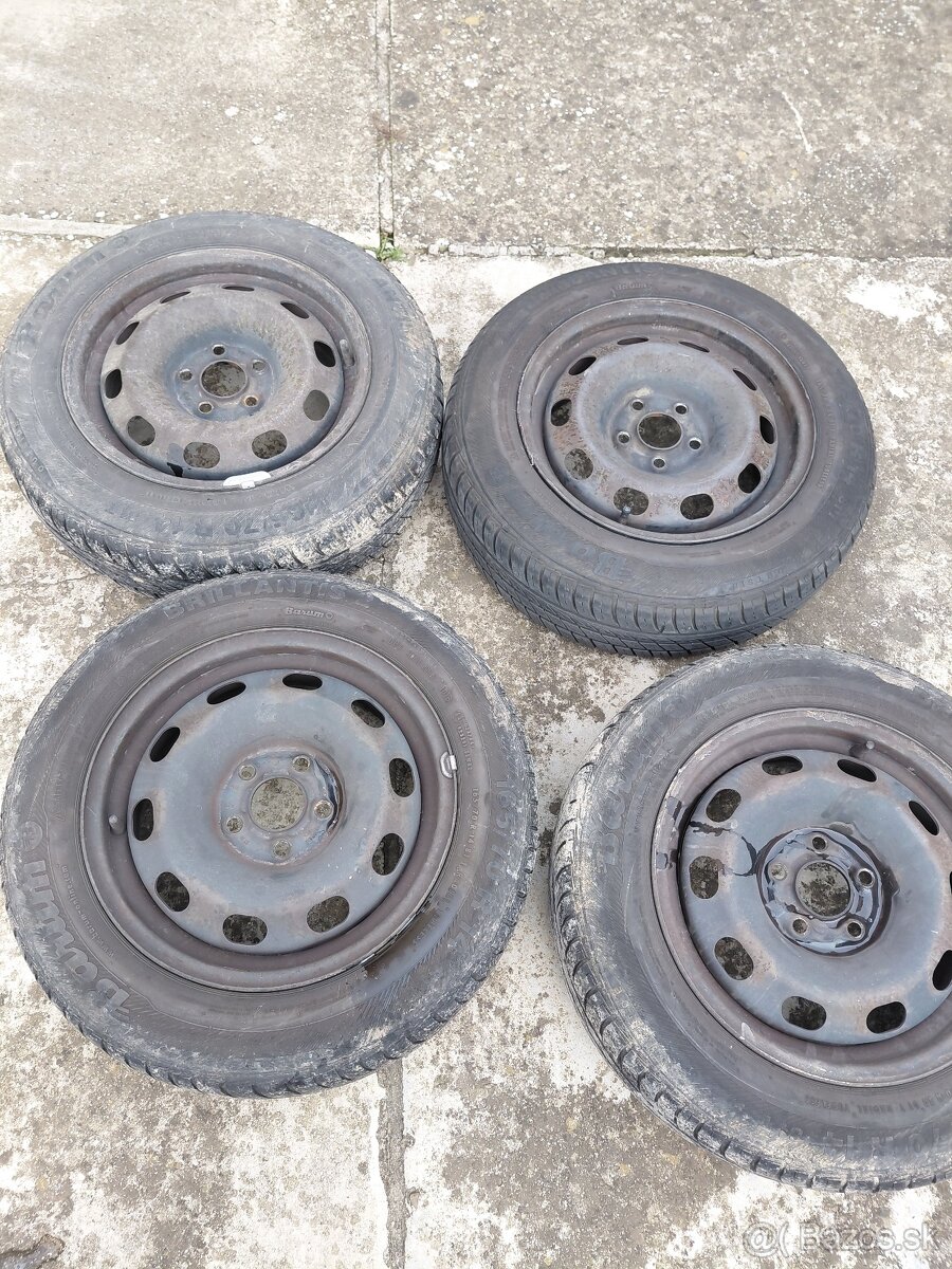 Plechove disky z pneumatikami