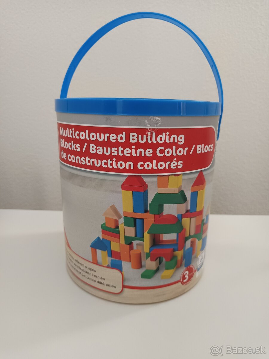 Drevená stavebnica 80 kusov