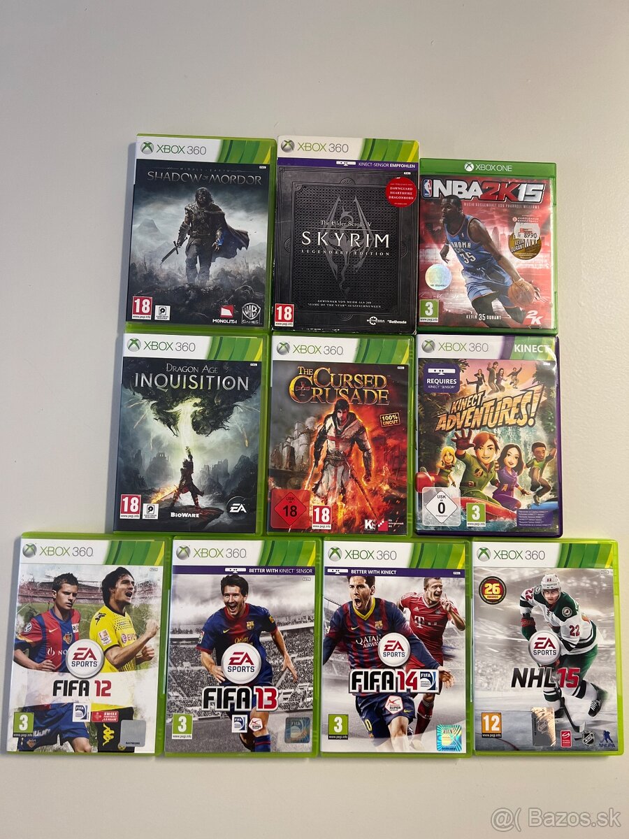 XBOX ONE, 360, Kinect.