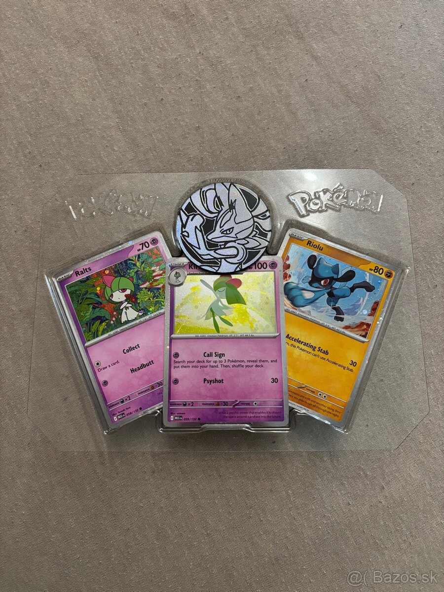 Pokémon karty+ žetón