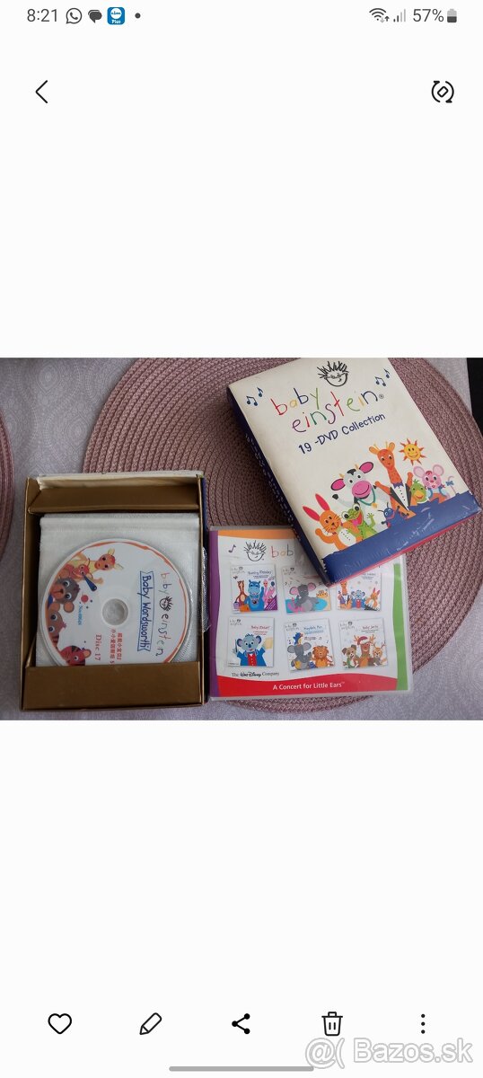 CD a DVD  Baby Einstein