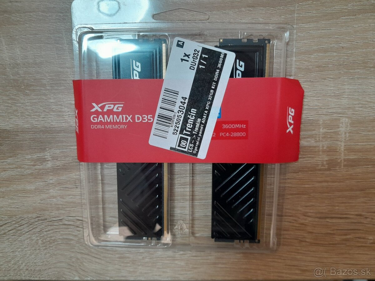32 GB DDR4 3600 MHz Cl18