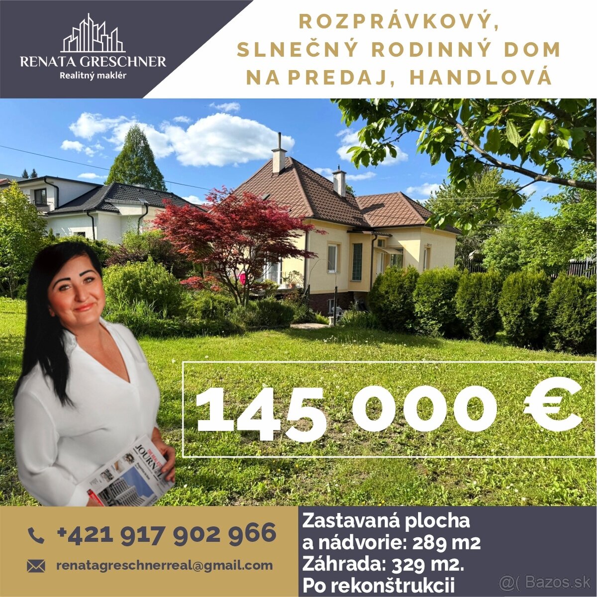KRÁSNY RODINNÝ DOM NA PREDAJ, HANDLOVÁ