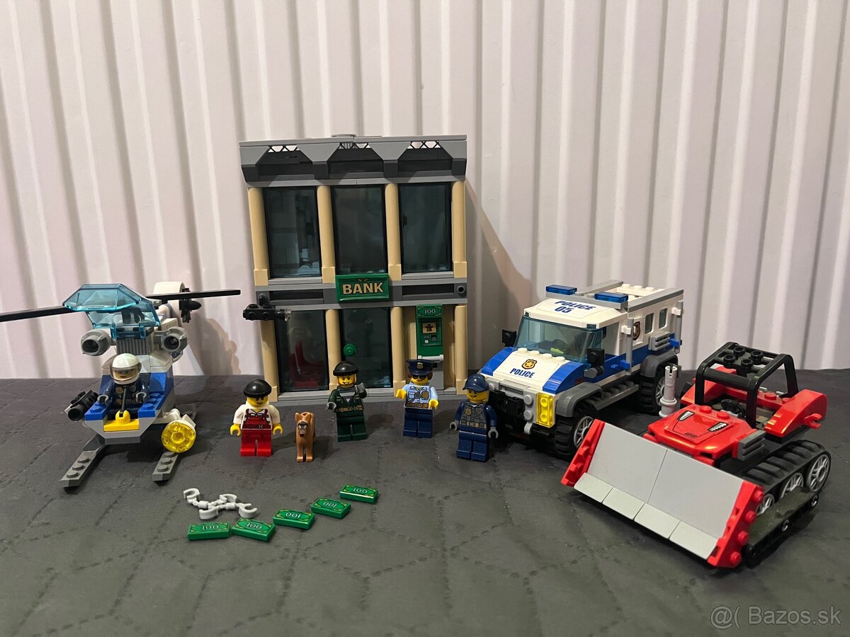 Lego city 60140 Banka a buldozér