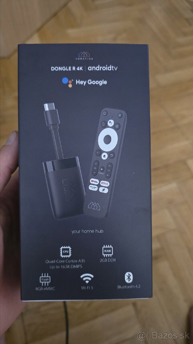 Predám nový Android TV dongle Homatics DONGLE R 4K