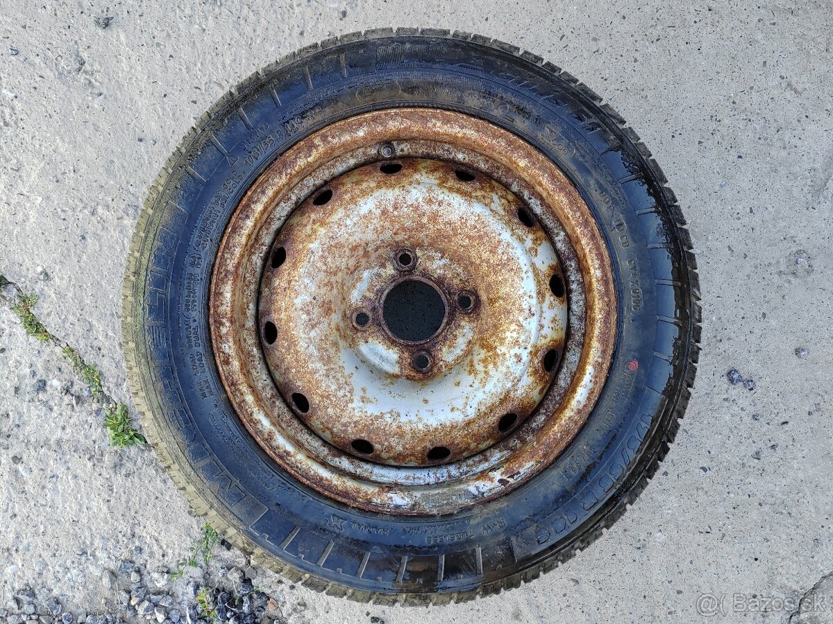 Plnehodnotne dojazdové koleso s letnými pneu 175/65r14c