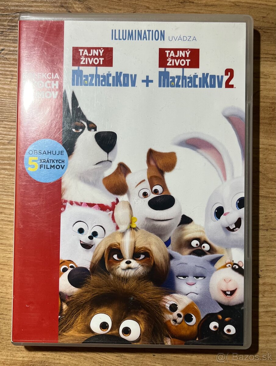 DVD Tajný život maznáčikov a Tajný život maznáčikov 2