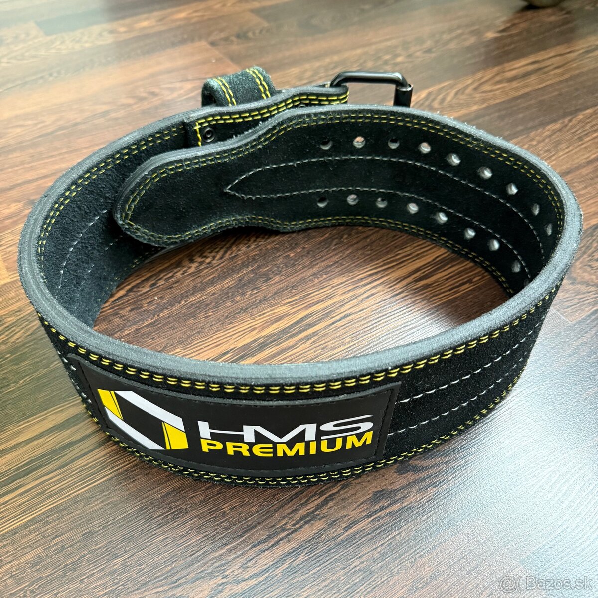 Kožený posilňovacie opasok HMS Premium veľ.M