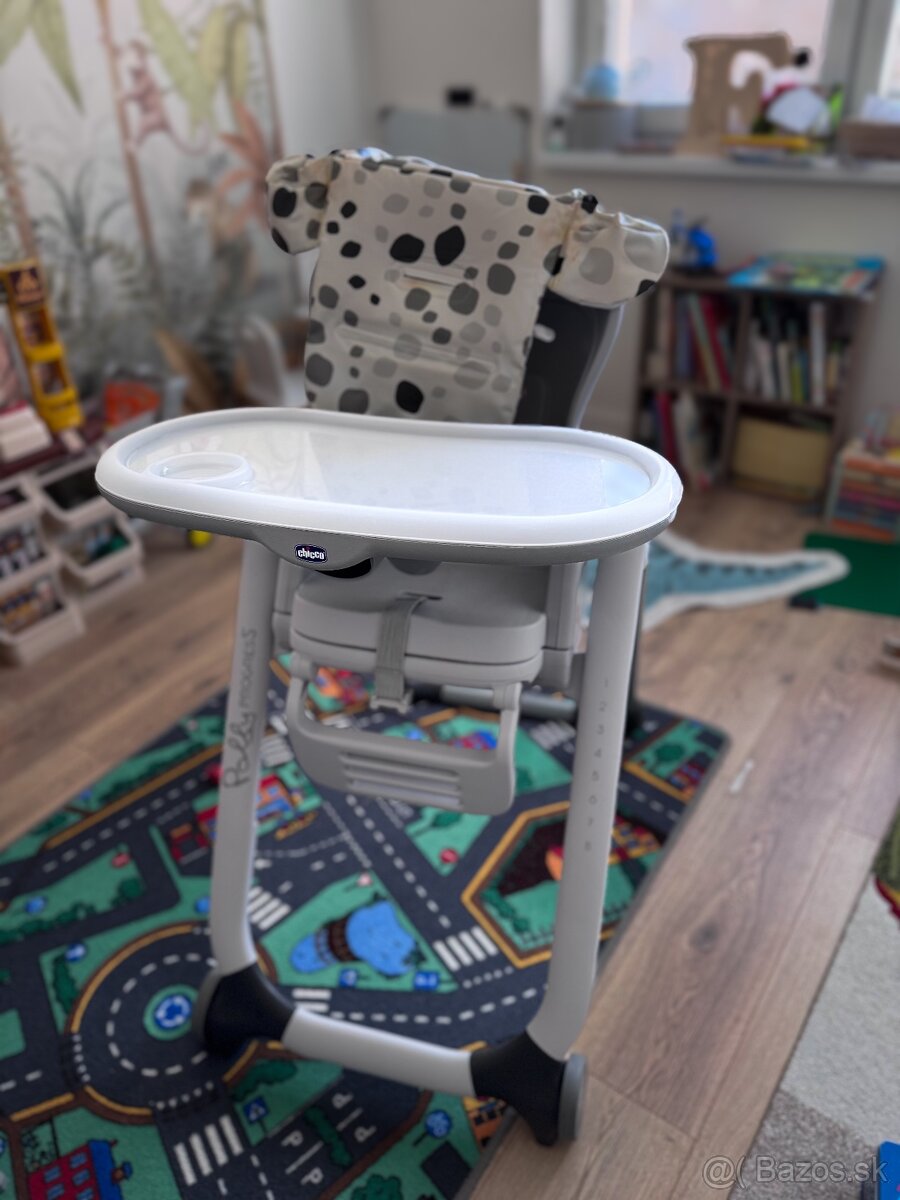 Chicco Stolička jedálenská Polly Progres5 - Anthracite