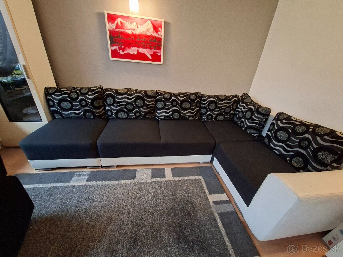 Rohový gauč + kreslo GRÁTIS