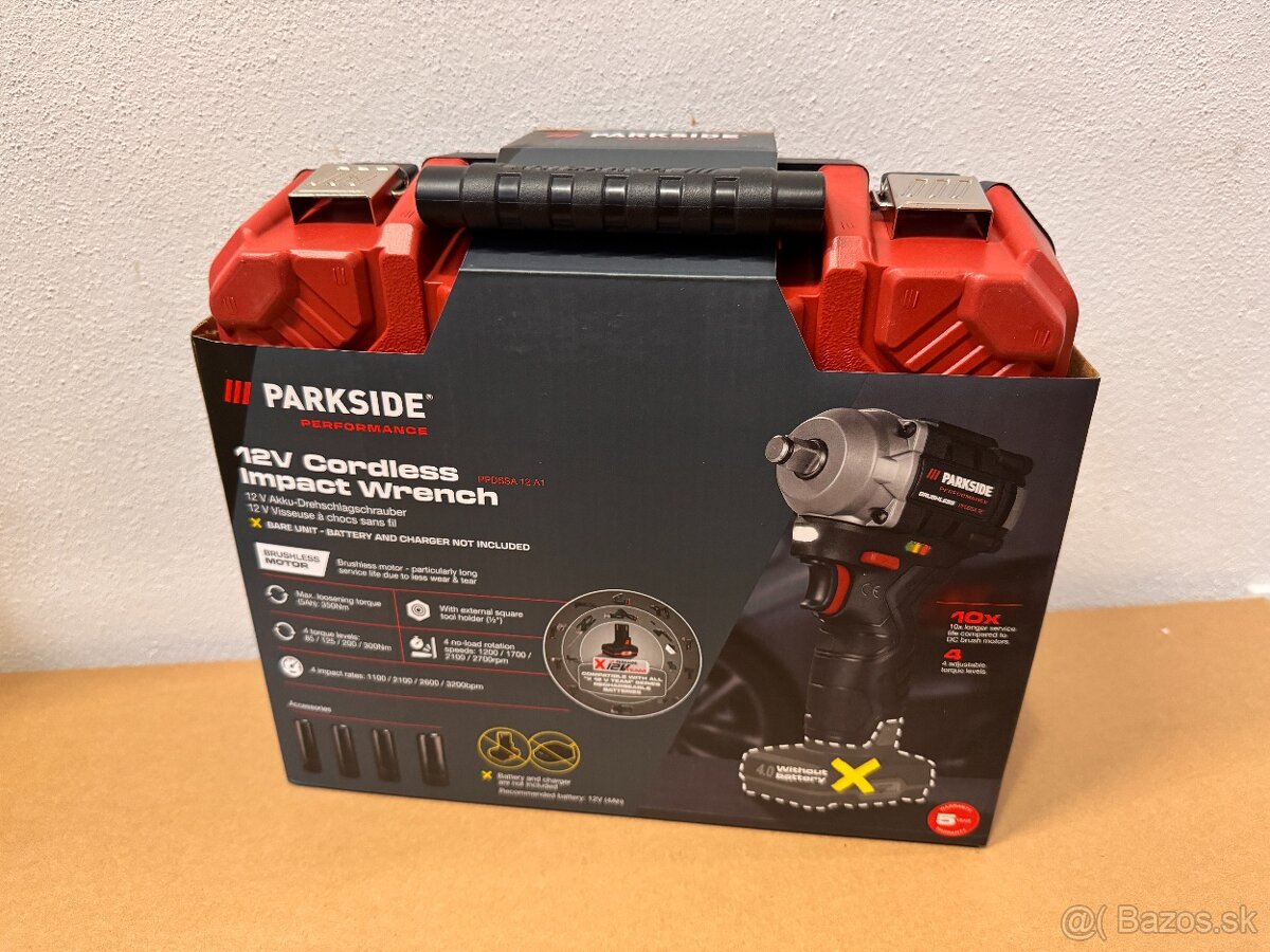 PARKSIDE Performance Aku rázový uťahovák PPDSSA 12 A1