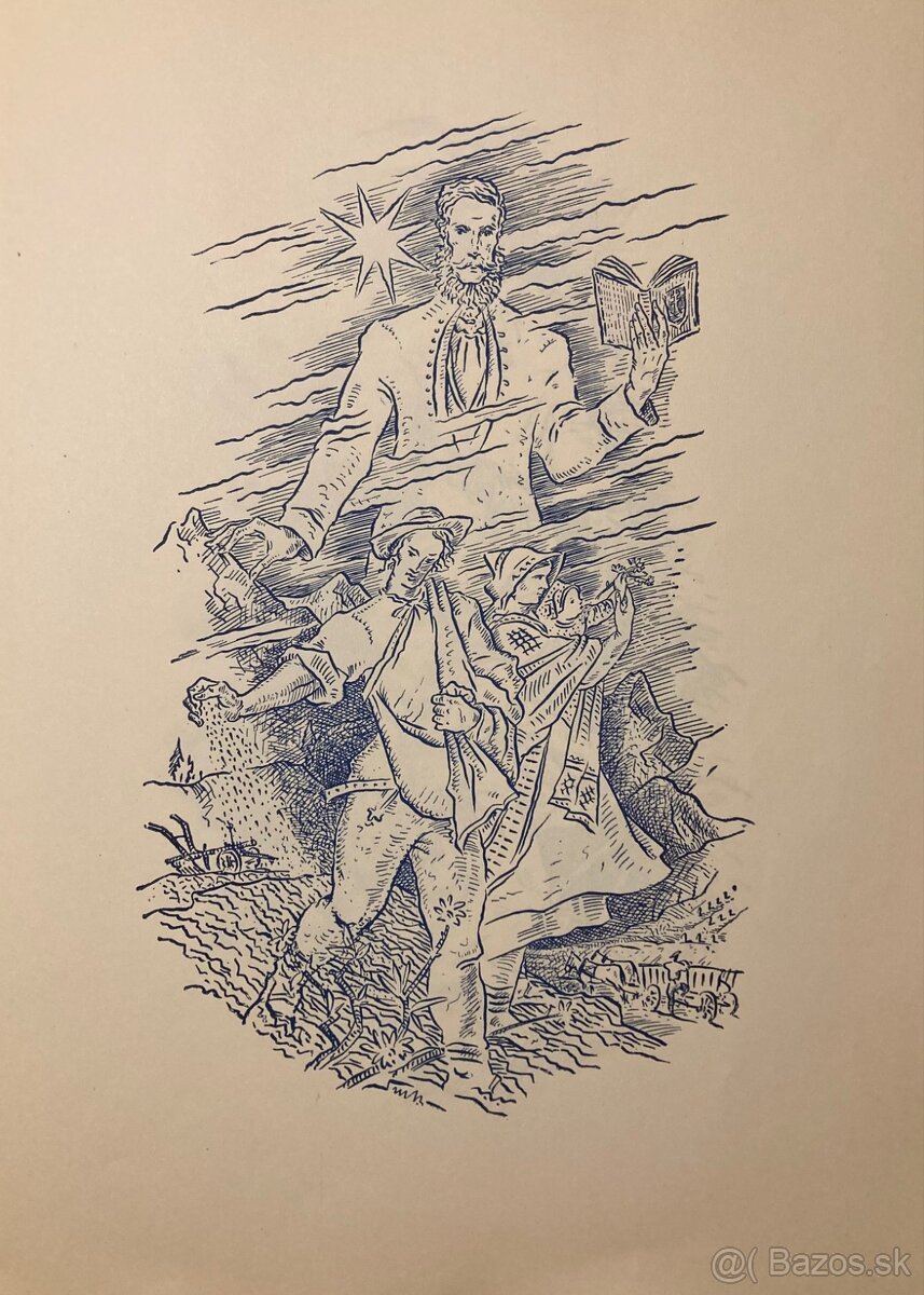 Martin Benka - Slovenská rodina (veľký formát)