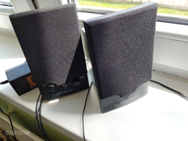 Ponúkam reproduktory + 5 CD zdarma