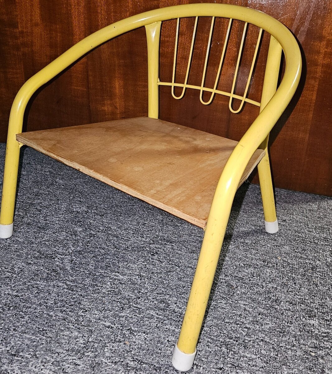 Stolička detska kovová vyška 17cm