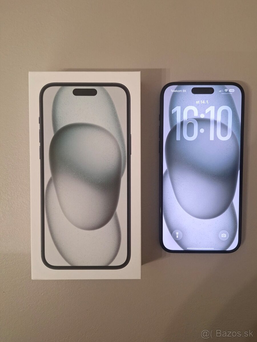iPhone 15 Plus – 128 GB – čierny