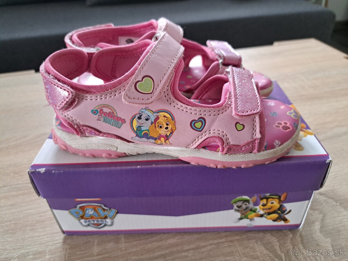 Sandálky Paw patrol 30