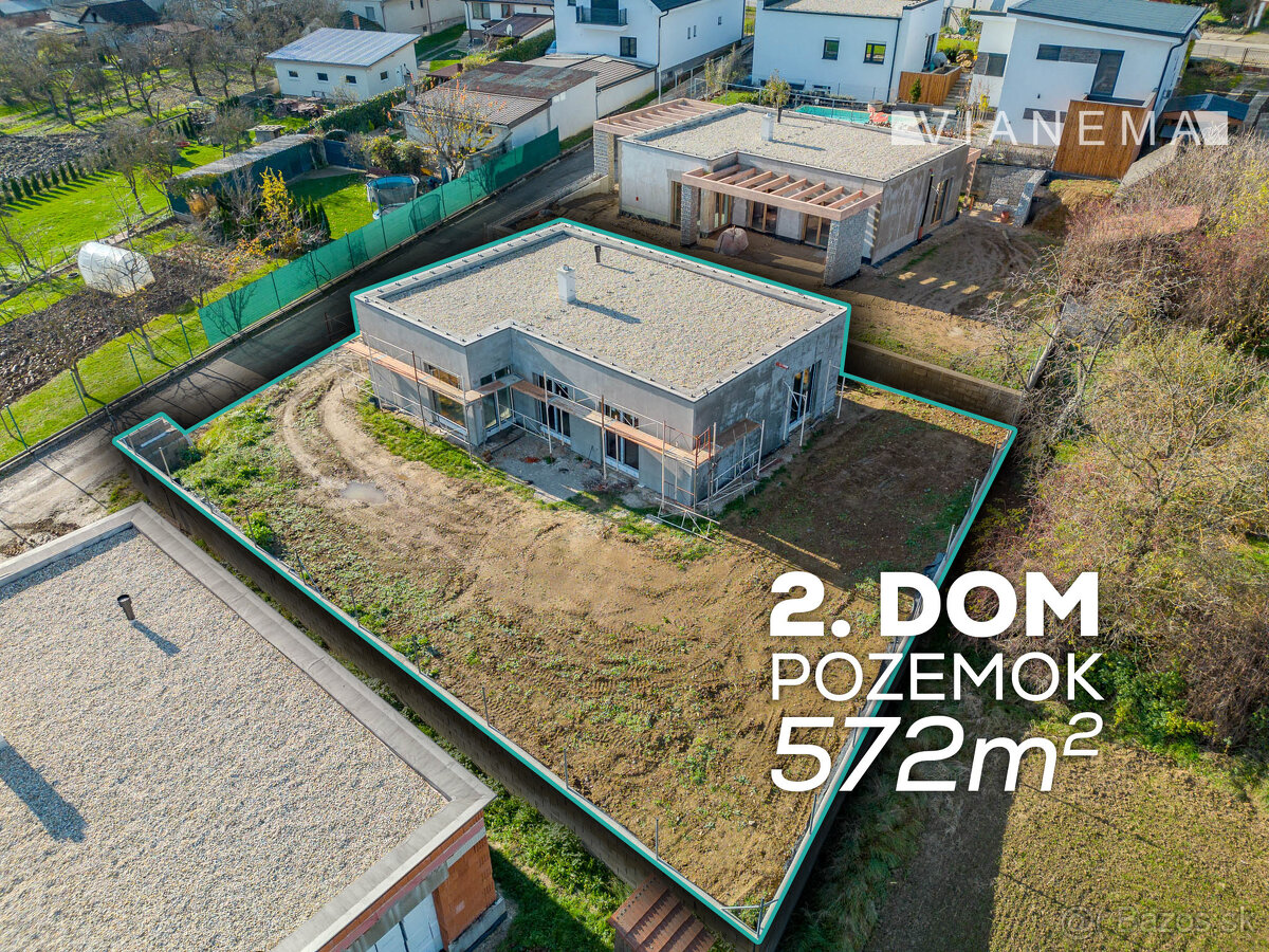 For sale 4-room family house-new construction, Dvorec, 572 m2, Bánovce