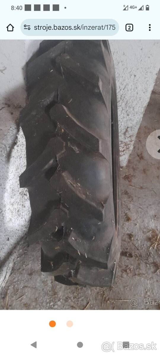 Kúpim jednu pneumatiku cultora 12/4-28