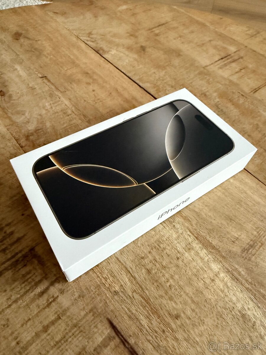 Apple iPhone 16 Pro 256GB Natural Titanium, Nový ‼️