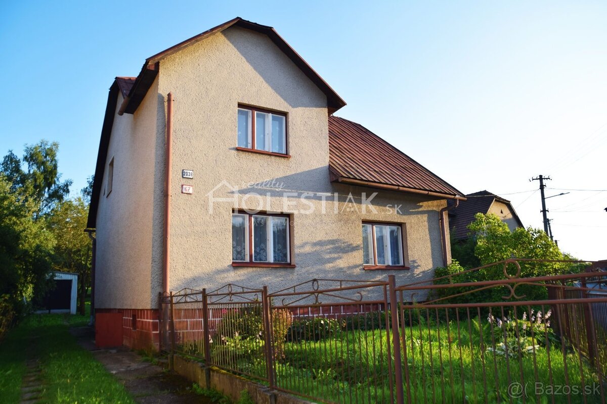 Zvýhodnená cena - V centre mesta Čadca predám rodinný dom -