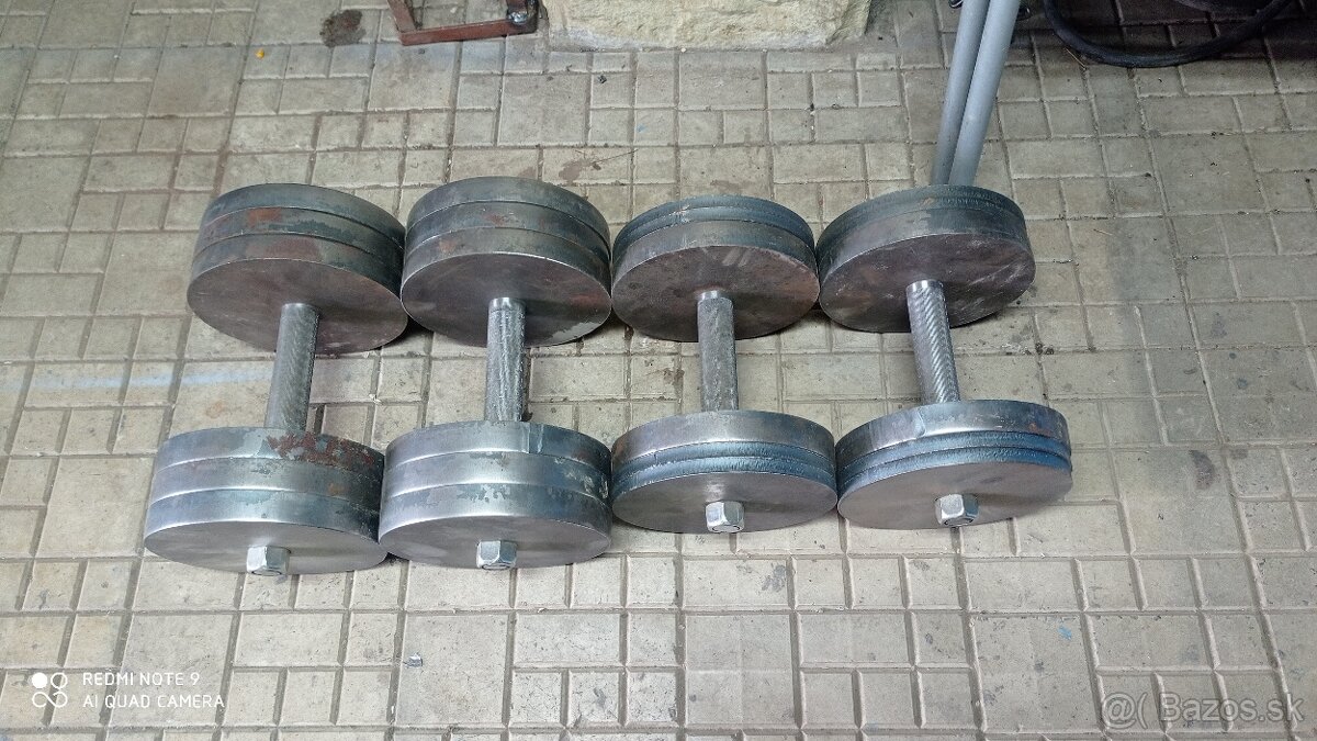 Jednoručky 2x32kg - 2x20kg