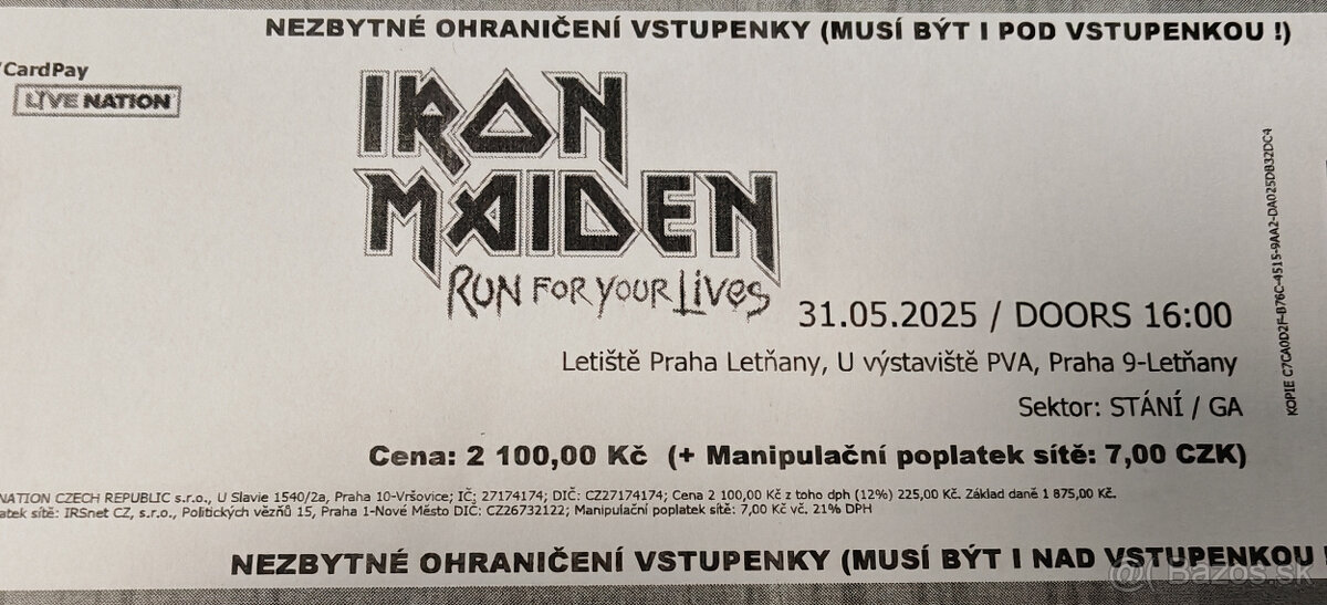 Iron Maiden, Run For Your Lives