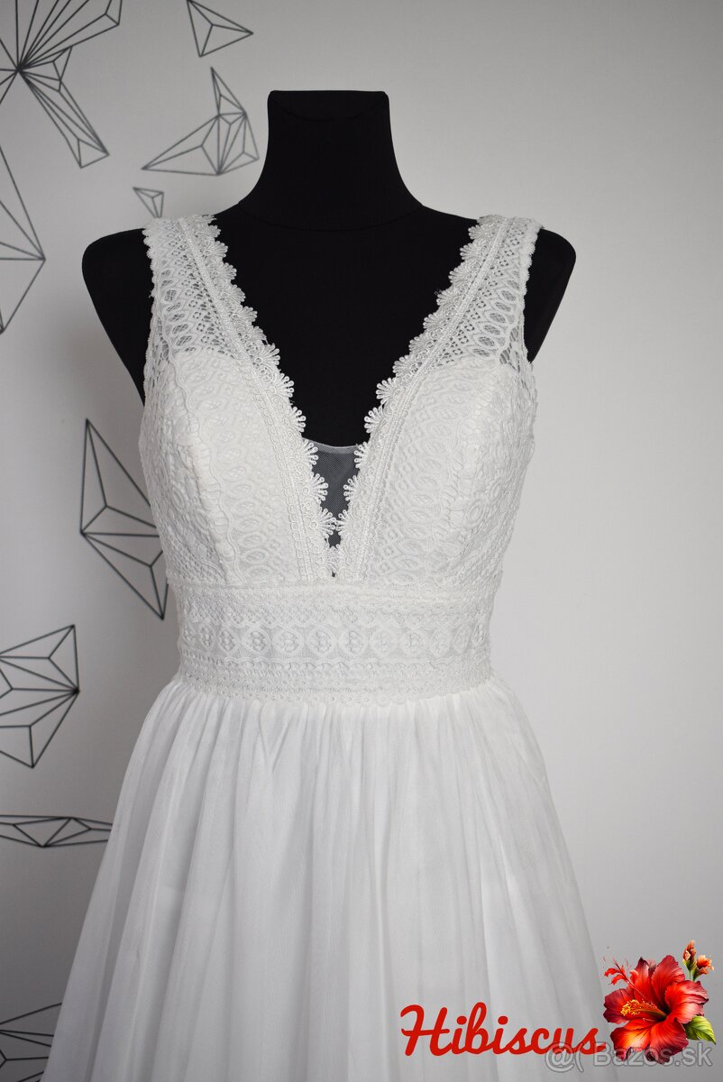 Nové boho svadobné šaty Hibiscus