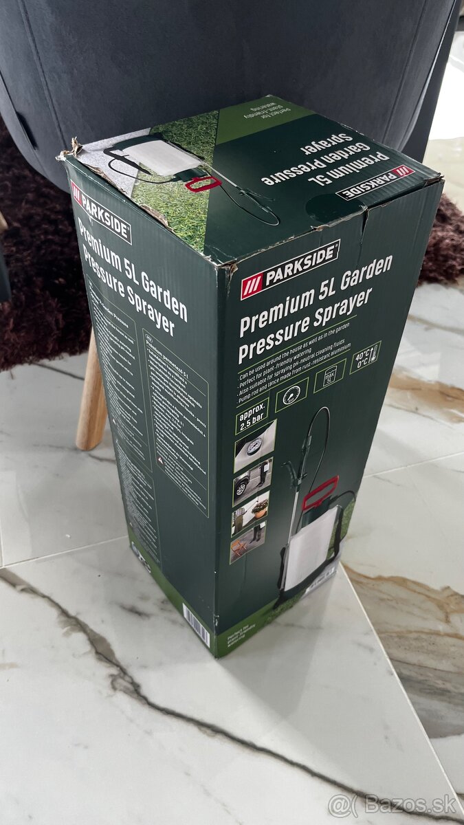 Záhradný postrekovač PARKSIDE 5L