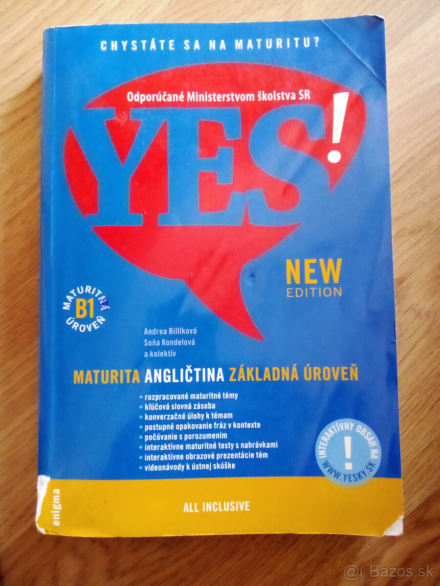 YES Maturita angličtina základná úroveň