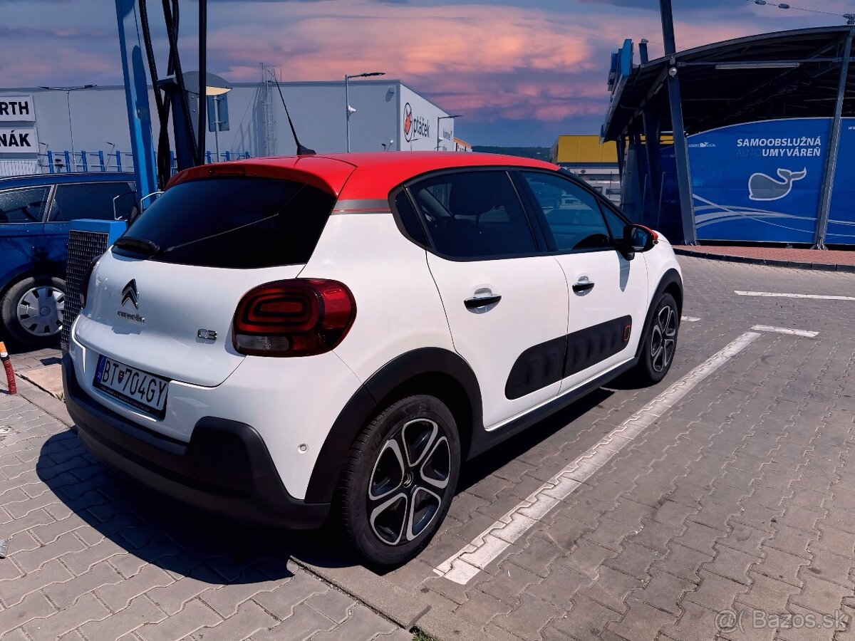 Citroen C3 | 1.2 PureTech benzín | Automat | 2018 | 41850 km