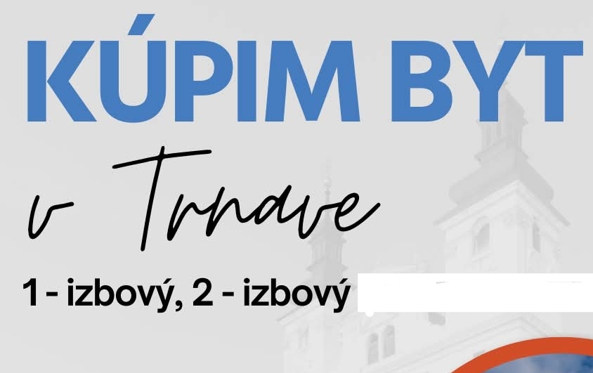 Dopytujem 1 alebo 2izbovy byt
