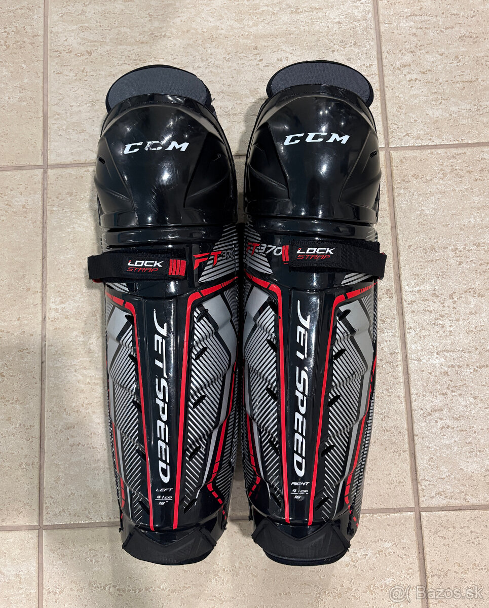 Predám hokejovú výstroj CCM holene chránič veľkosť 16"