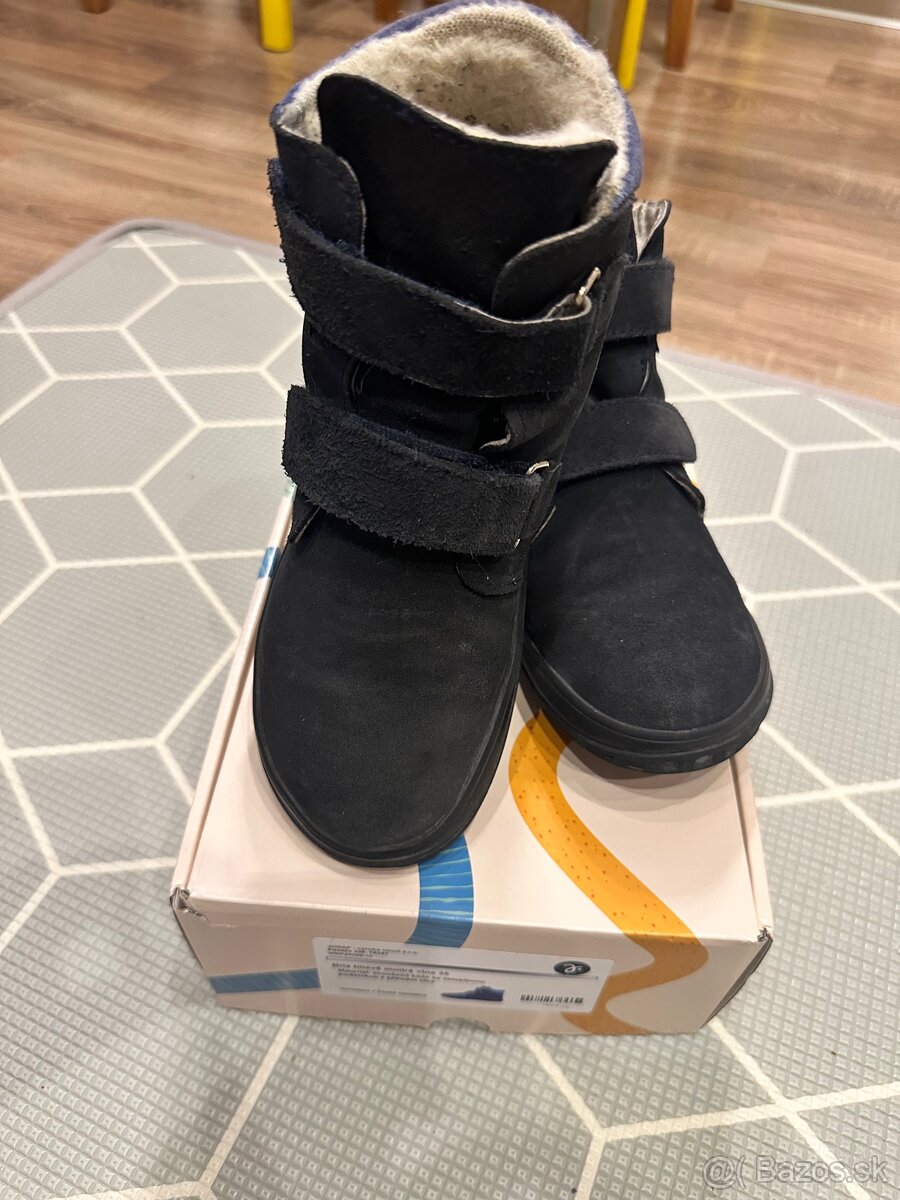 zimne topanky jonap bria tmava modra vlna 35