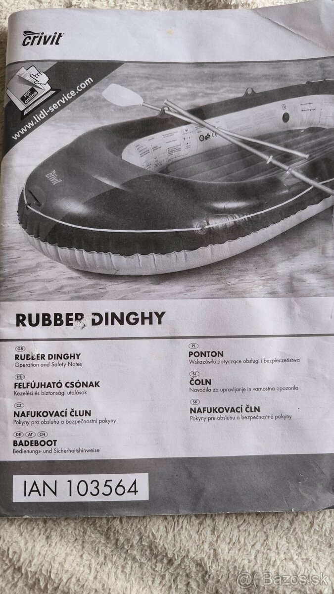 Nafukovací čln