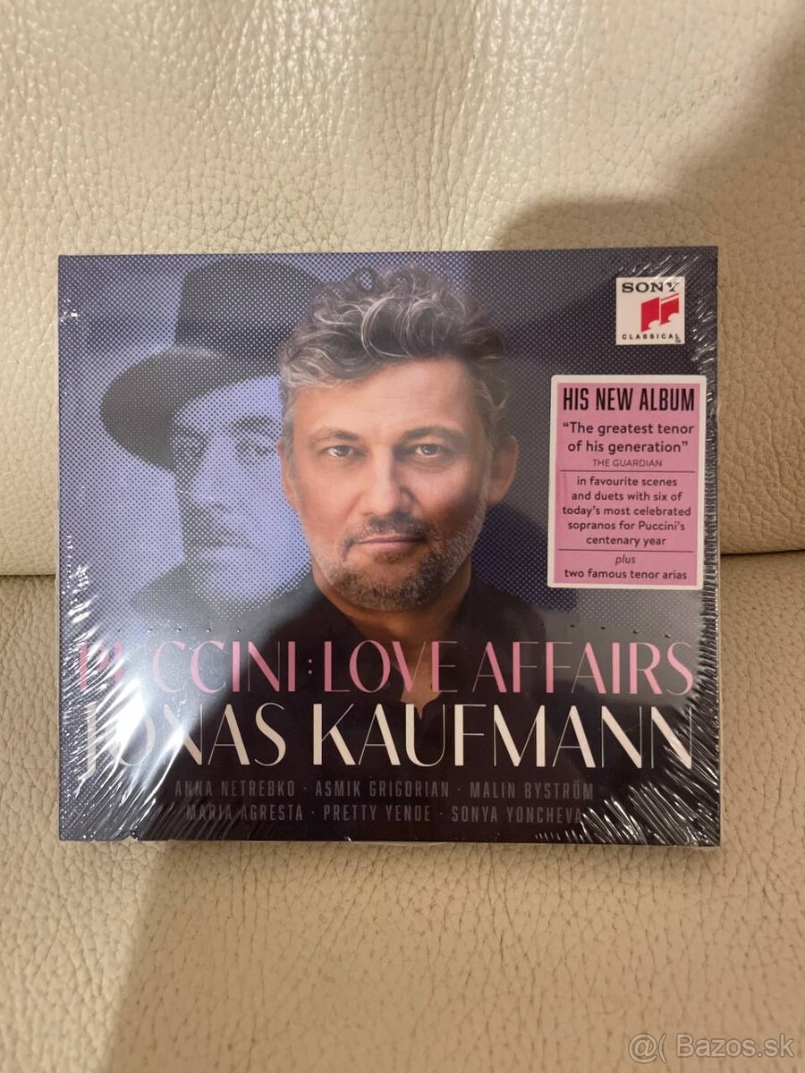 Jonas Kaufmann Love Affairs (Puccini) | Deluxe CD, nové