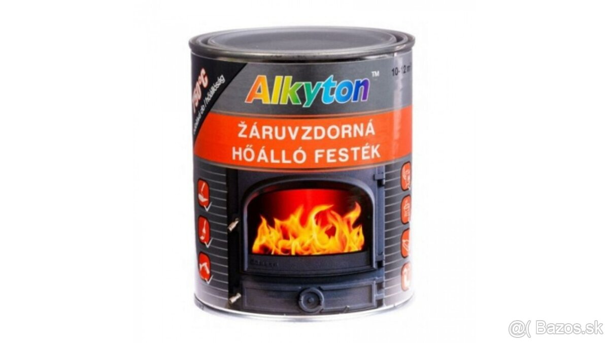 Alkyton žiaruvzdorný strieborná