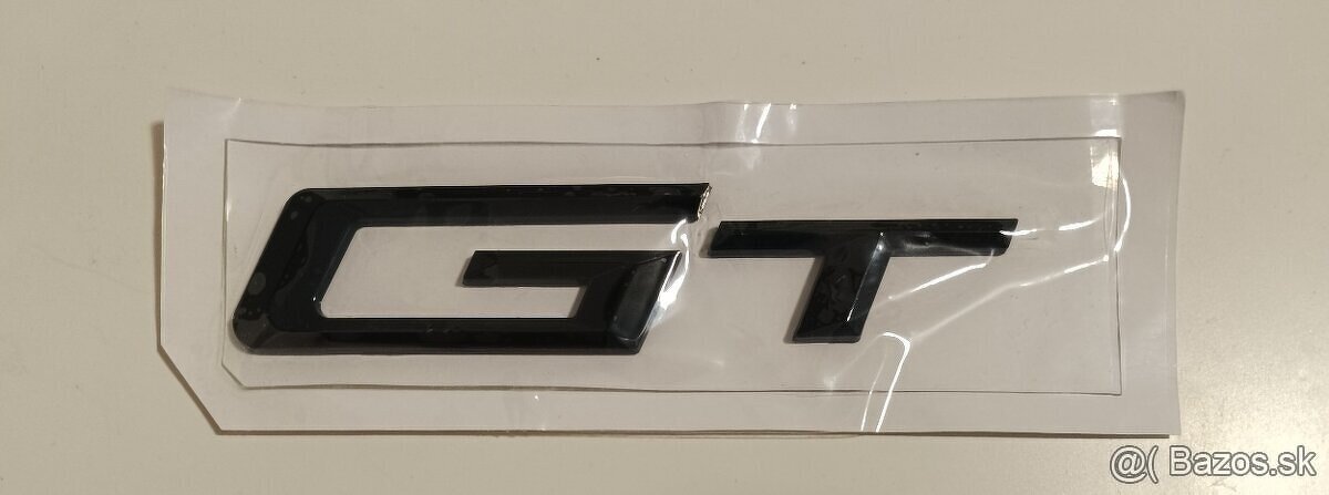 Emblém BMW GT čierny
