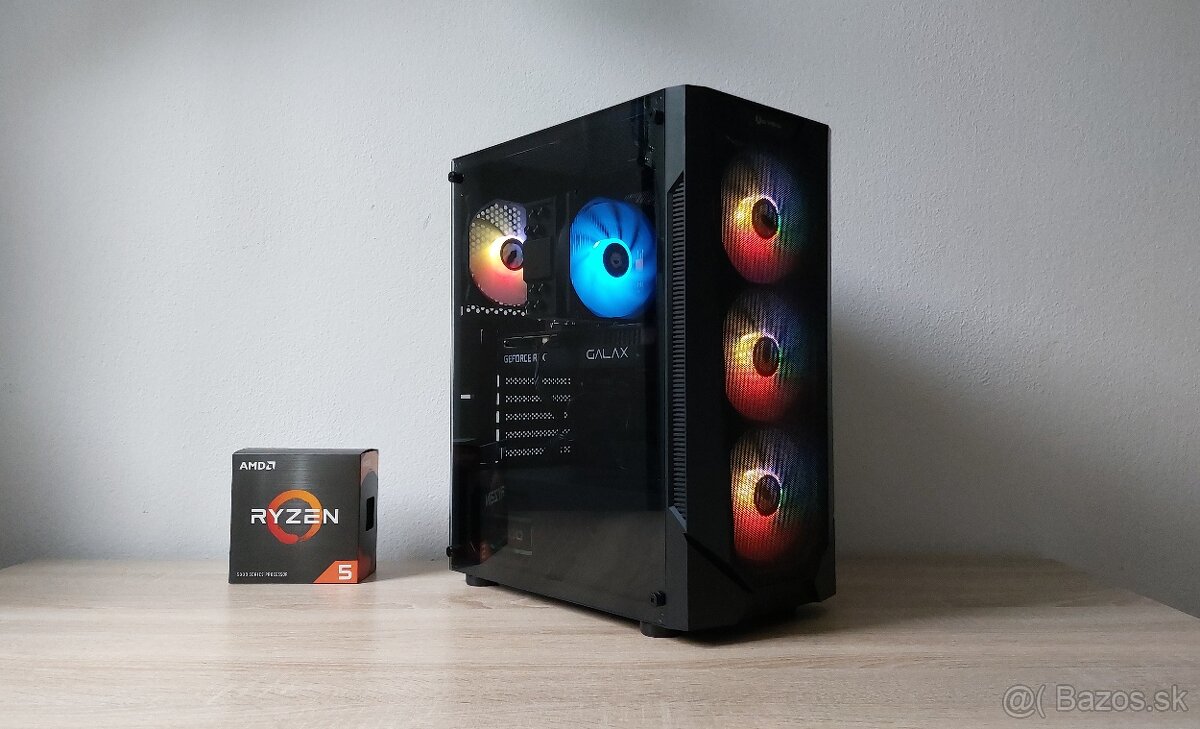 Herný pc 6jadro Ryzen 5 5500 3,60ghz/NVME/RTX3060 12GB
