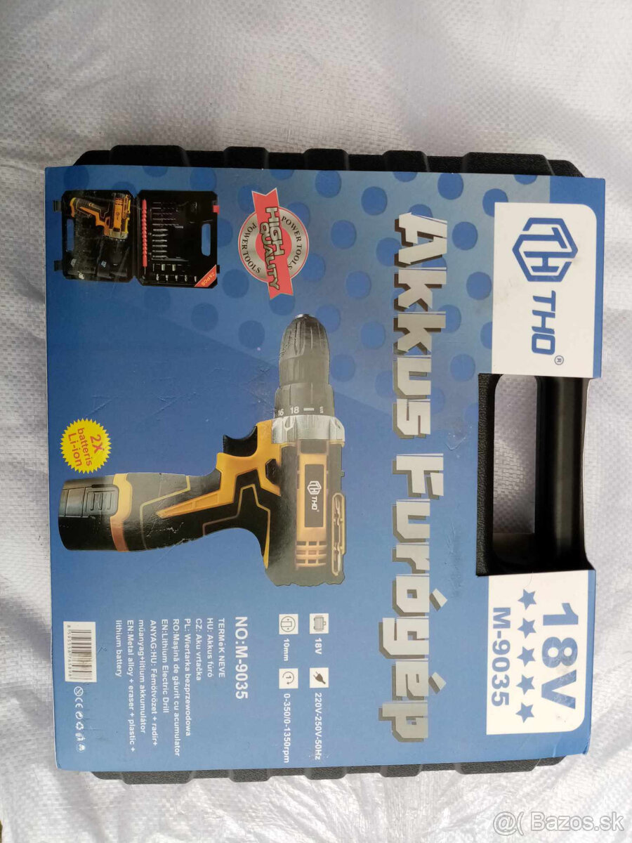 Vrtačka-šrobovačka uťahovačka