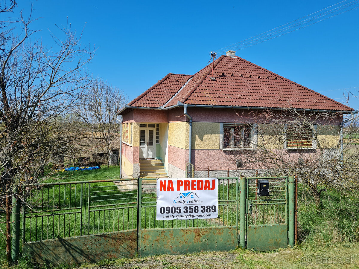 Opatovská Nová Ves – rodinný dom s veľkou záhradou