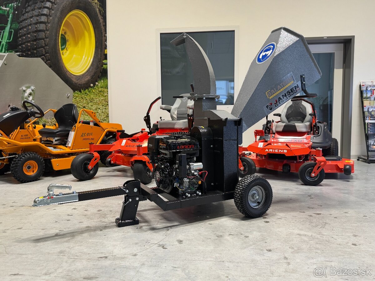 Benzínový štiepkovač dreva JANSEN GTS-1000pro