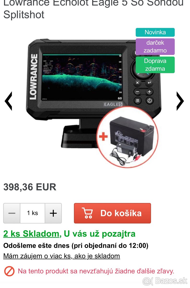Lowrance sonar