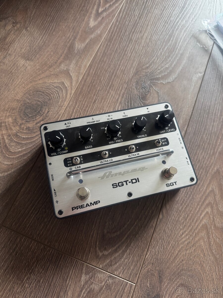 Predám Ampeg SGT-DI Basgitarový efekt