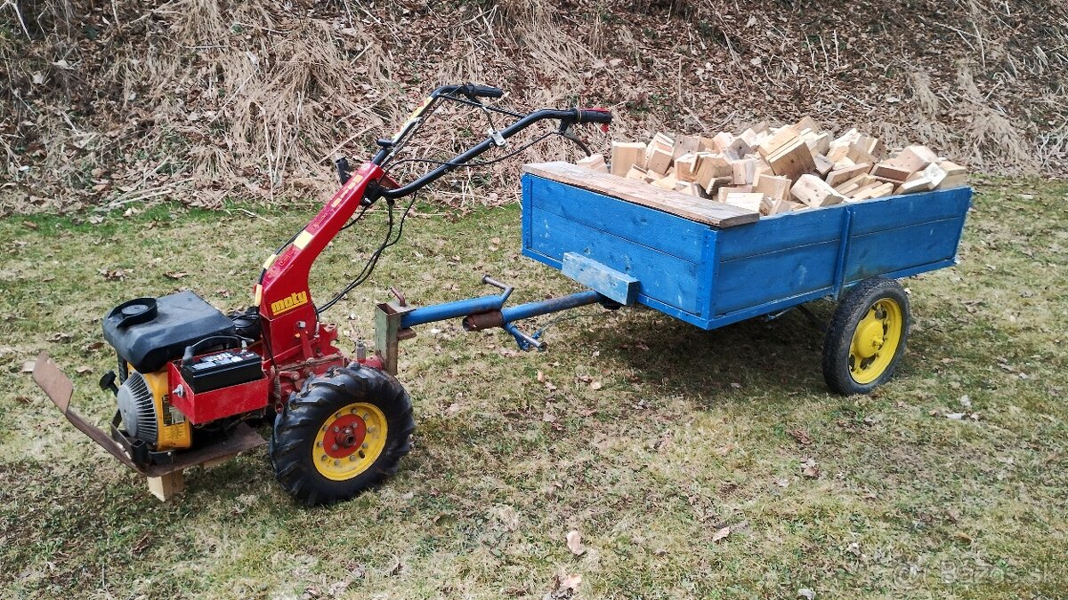 dvojkolesový malotraktor - záhradná fréza