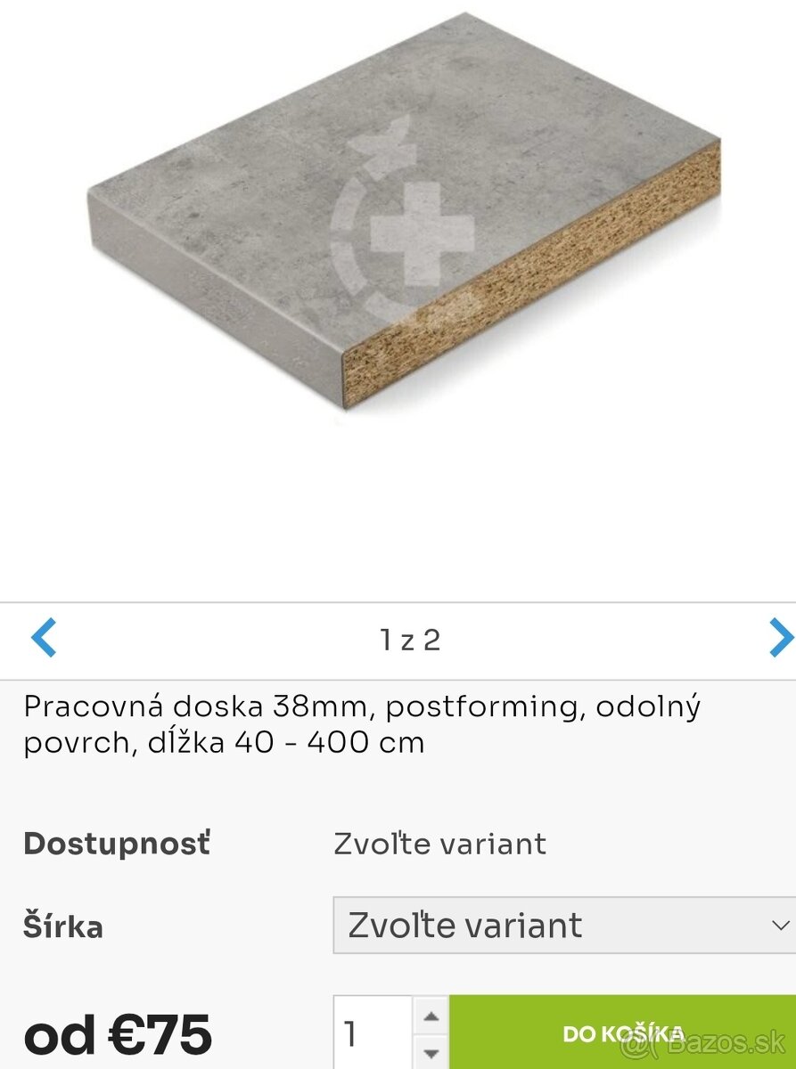 Kuchynska pracovna doska